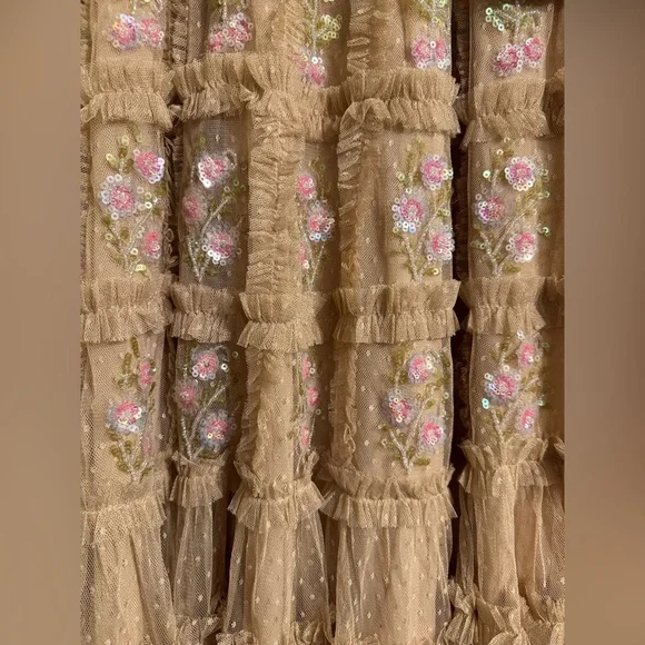 Mac Duggal Blush Floral Mini Dress - Picture 7 of 11